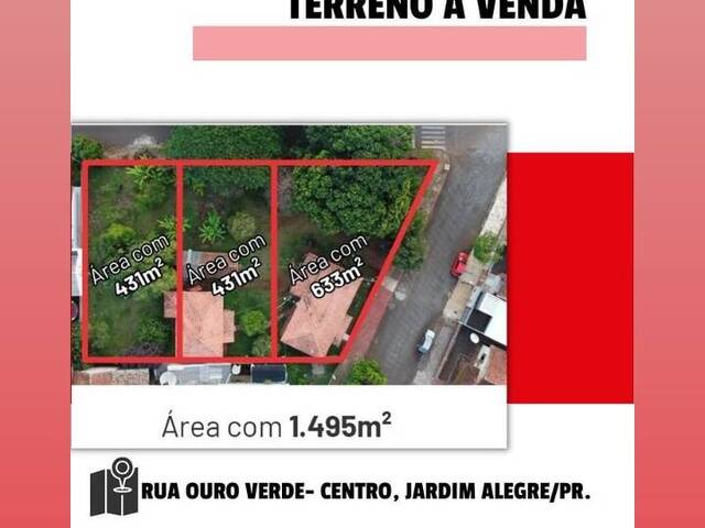 #6 - Terreno para Venda em Jardim Alegre - PR - 1