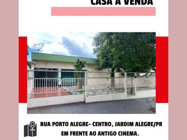 #4 - Casa para Venda em Jardim Alegre - PR - 1