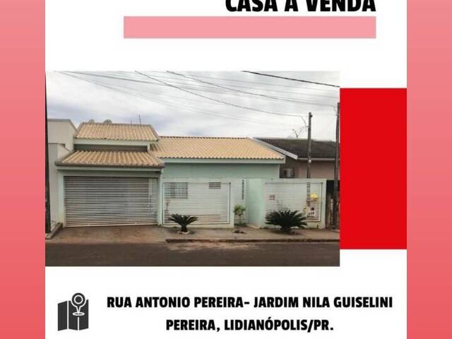 #3 - Casa para Venda em Lidianópolis - PR - 1