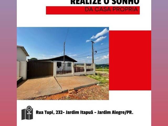 #16 - Casa para Venda em Jardim Alegre - PR - 1