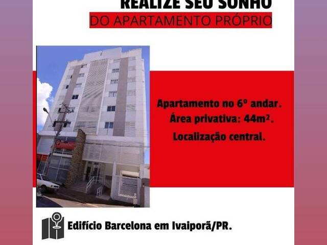 #18 - Apartamento para Venda em Ivaiporã - PR - 1