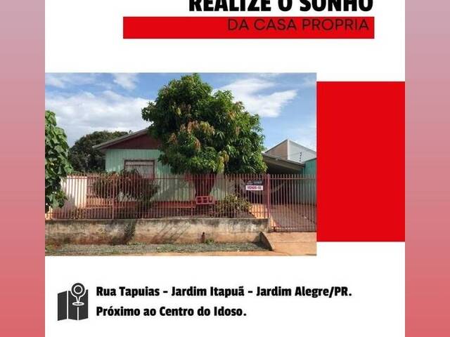 #22 - Casa para Venda em Jardim Alegre - PR - 1